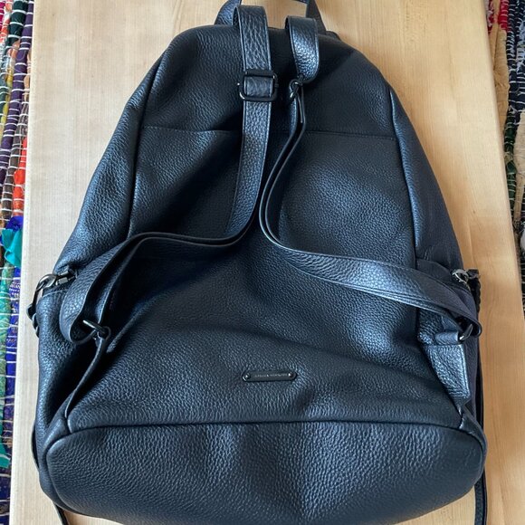 Rebecca Minkoff JUMBO Julian Black Leather Backpack - Picture 8 of 12